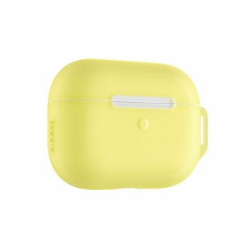 Husa de protectie Baseus pentru Apple AirPods Pro, snur lanyard, Galben, CBO-BBL3096 Husa de protectie Baseus pentru Apple AirPods Pro, snur lanyard, Galben, CBO-BBL3096