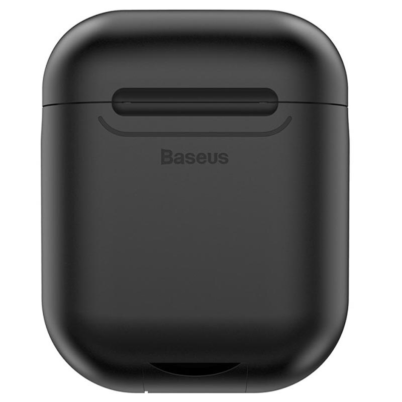 Husa de protectie Baseus pentru Apple AirPods 1 si 2, Negru, CBO-BBL3103
