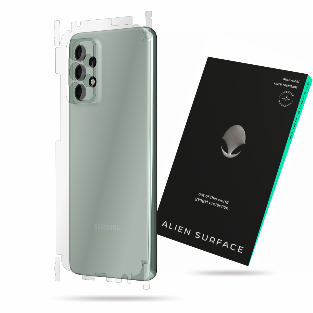 Folie Alien Surface, compatibila cu Samsung Galaxy A52s 5G, protectie spate, laterale