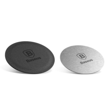 Set 2 placute metalice pentru suport auto magnetic, Baseus, ACDR-A0S, Negru/Gri, Aluminiu Set 2 placute metalice pentru suport auto magnetic, Baseus, ACDR-A0S, Negru/Gri, Aluminiu
