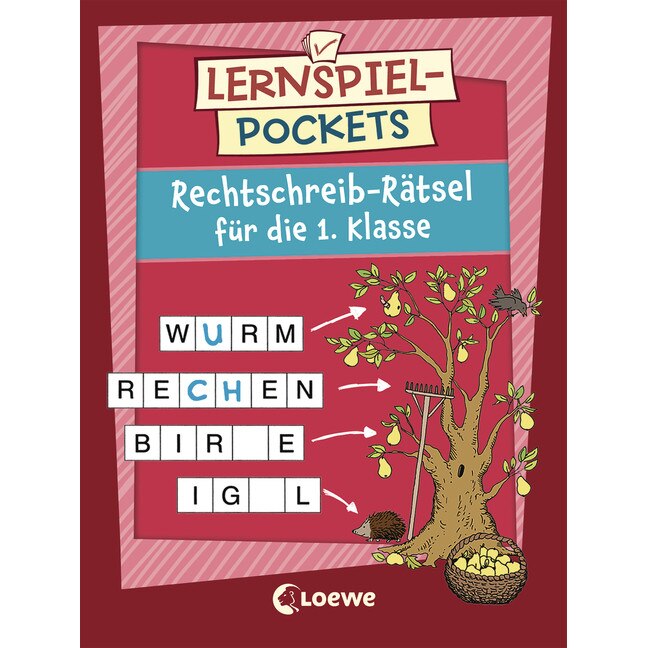 Carte limba germana Lernspiel pockets,Rechtschreib-Ratsel fur die 1. Klasse