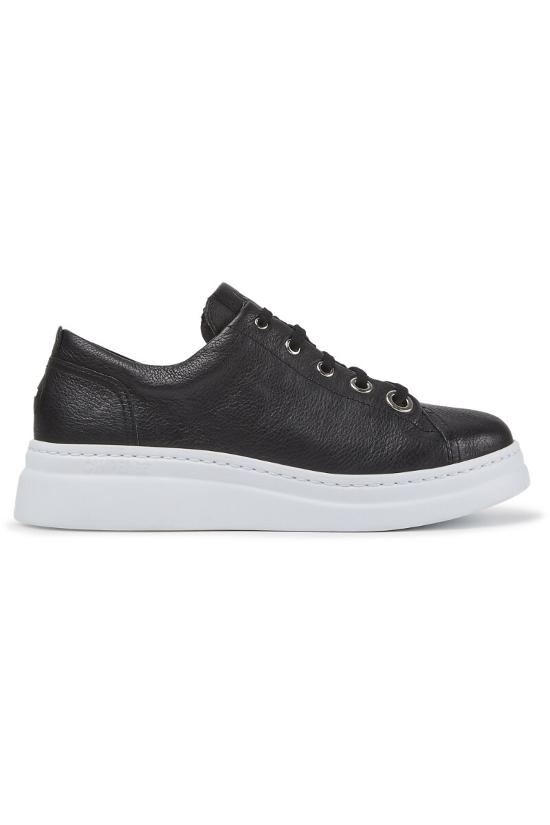 Pantofi sport Camper Twins, Piele naturala, Negru, Negru