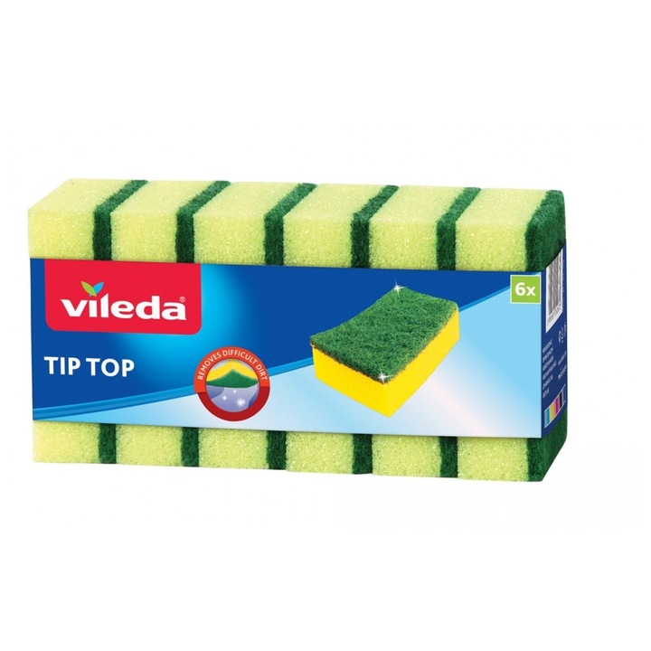 Vileda Mosogató Szivacs Tip-Top 6Db