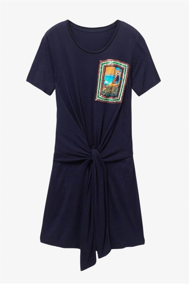 Rochie Desigual Vest Norah, Bleumain