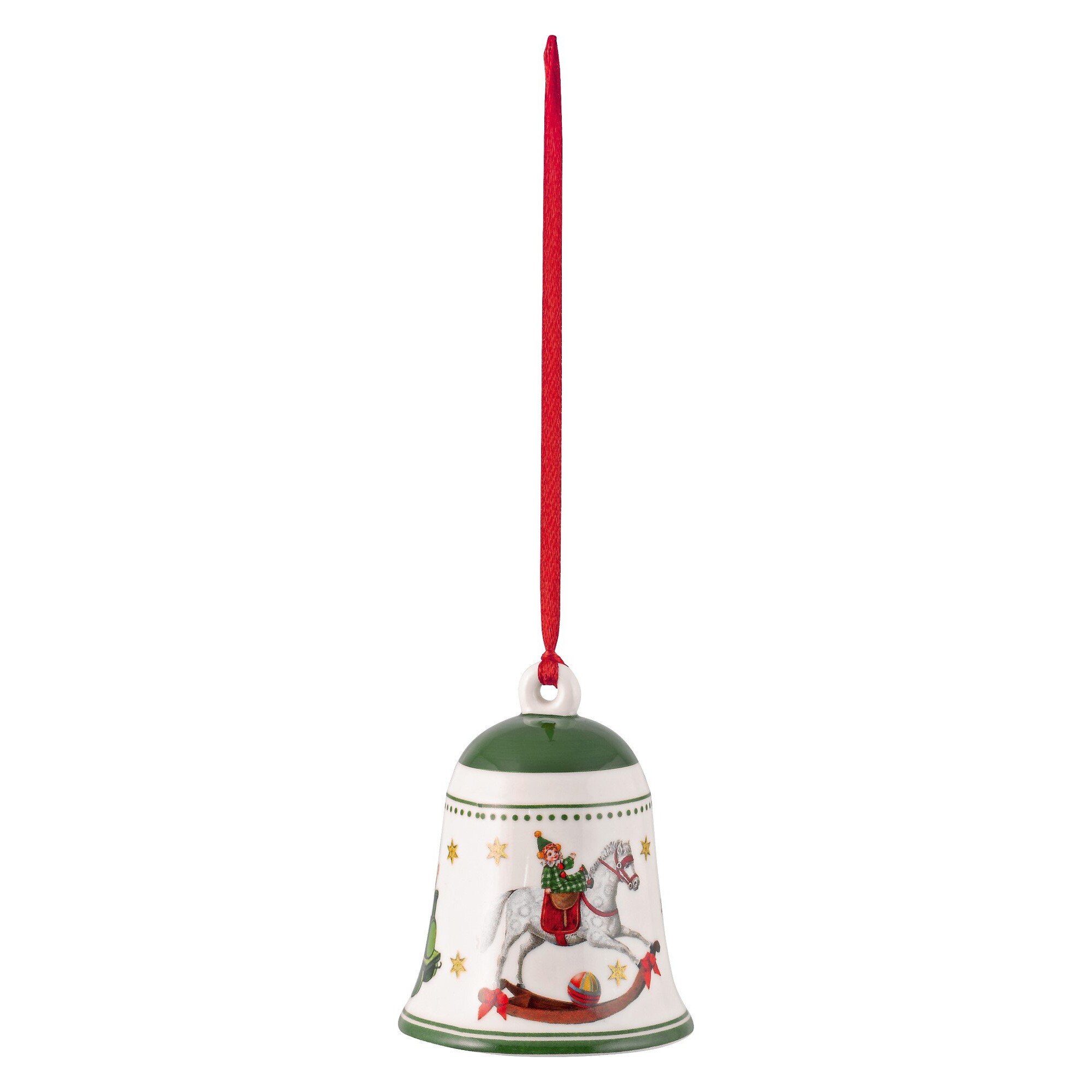 Decoratiune brad Villeroy & Boch My Christmas Tree Bell Toys Green 5,5x5,5x6,9cm