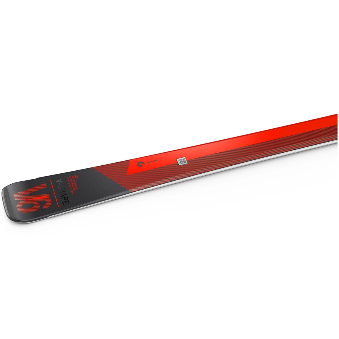Schiuri Head V-Shape V6 cu legatura PR11 GW 85, 156cm, negru-rosu
