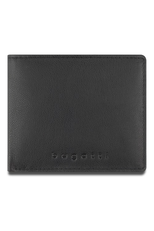 Portofel barbati, bugatti, seria Punto, 49131601, piele naturala, negru