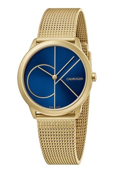 CALVIN KLEIN, Ceas quartz elvetian din otel inoxidabil, Auriu CALVIN KLEIN, Ceas quartz elvetian din otel inoxidabil, Auriu