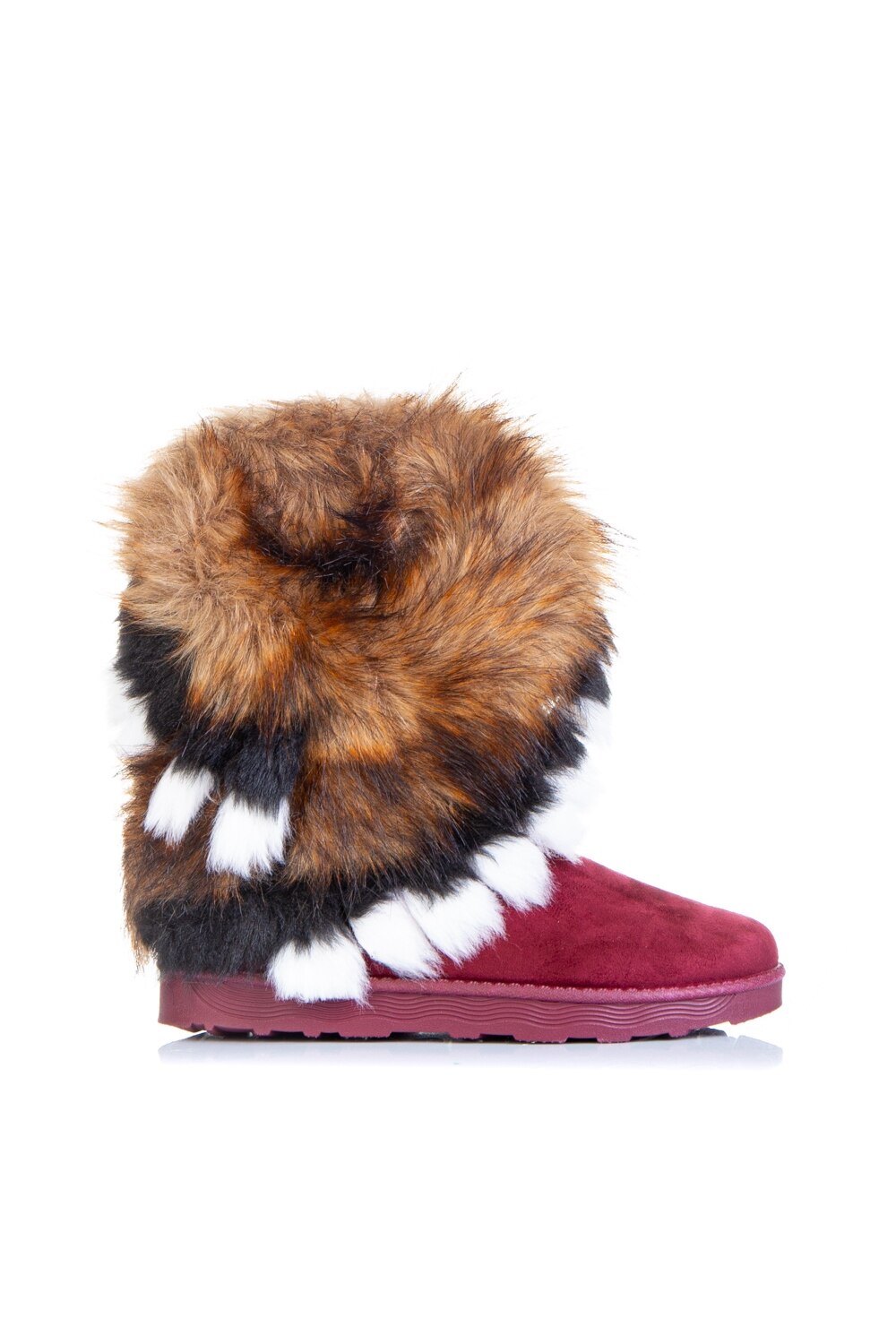 Cizme dama Lasena K, Rosu