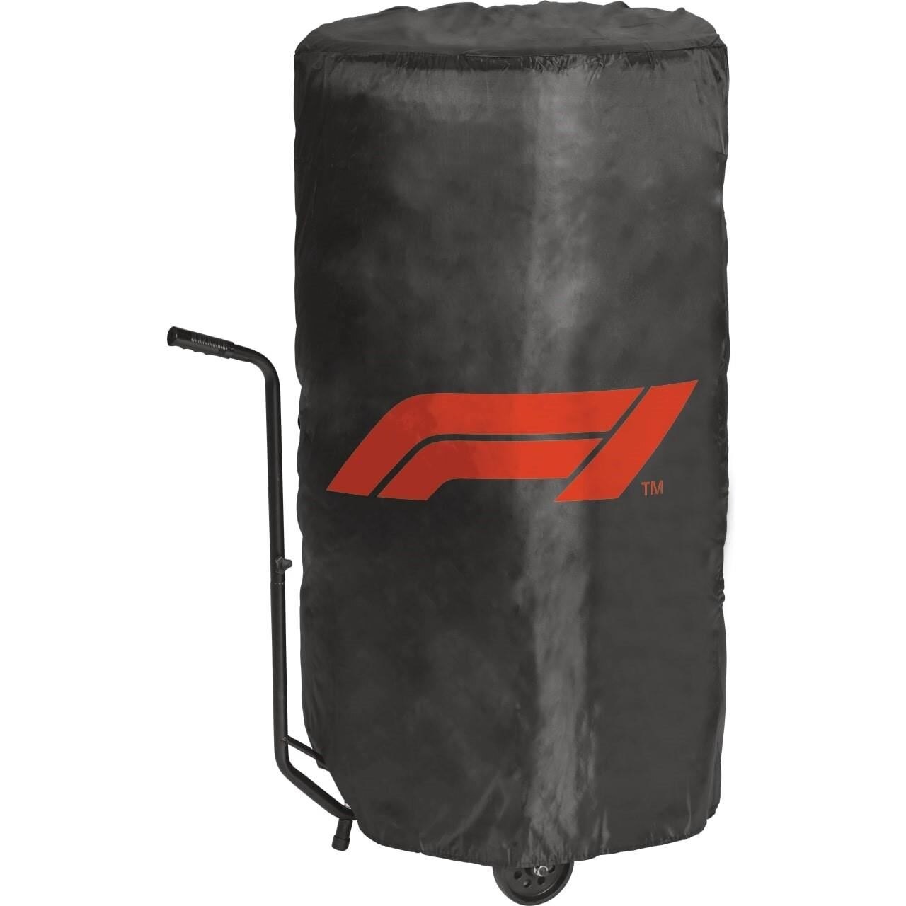 Suport pentru anvelope, tip carucior, cu husa protectie, Formula 1