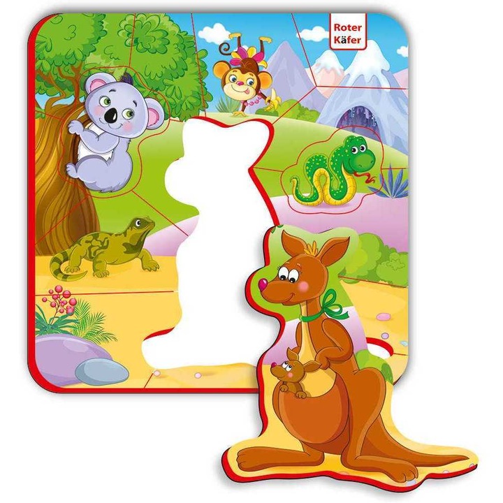 Puzzle magnetic Animale din Australia, Roter Kafer
