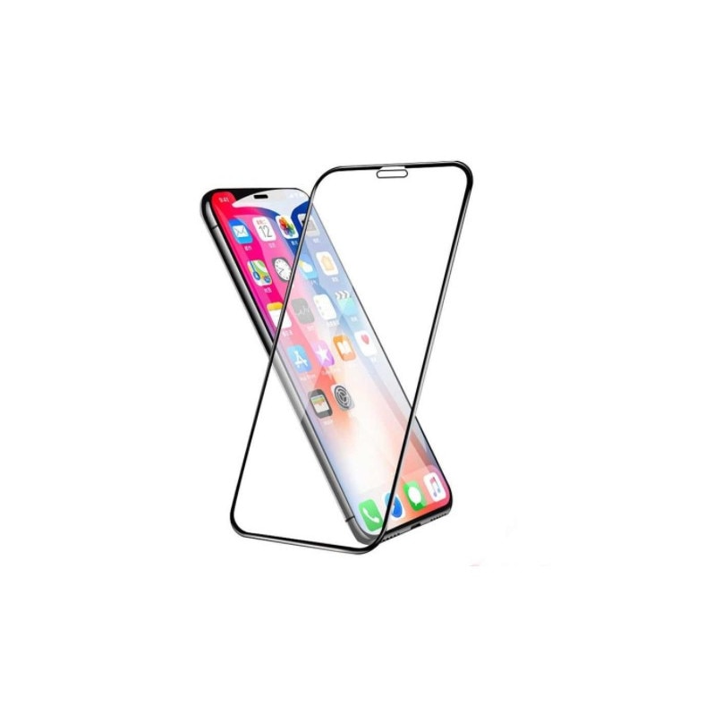 Folie protectie de sticla, 9H, pentru iPhone XR, tempered glass, Negru