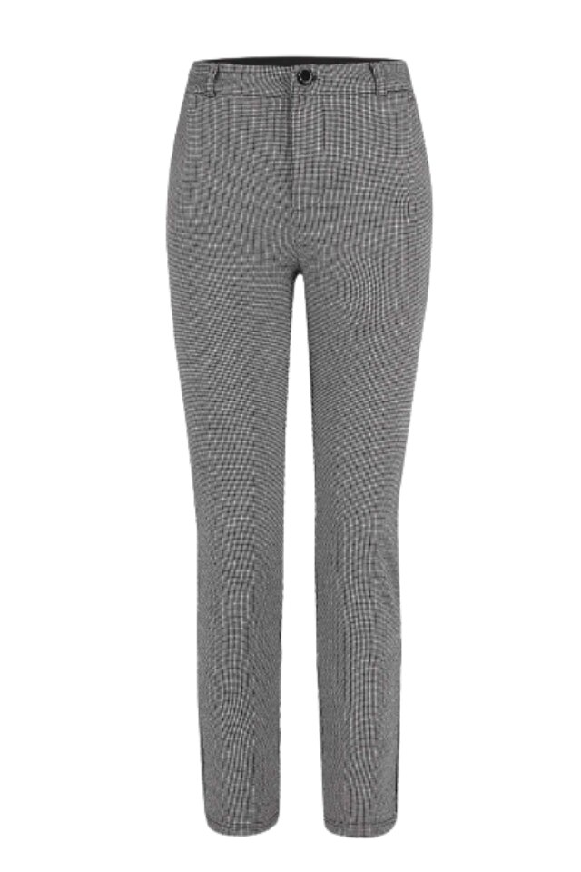 Pantaloni dama Lila, Volcano, Poliester/Bumbac
