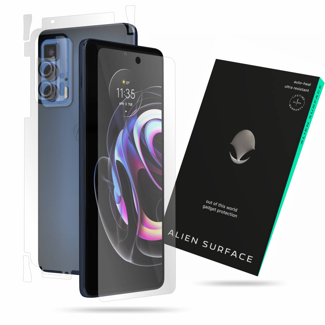 Folie Alien Surface, compatibila cu Motorola Edge 20 Pro, protectie ecran, spate, laterale