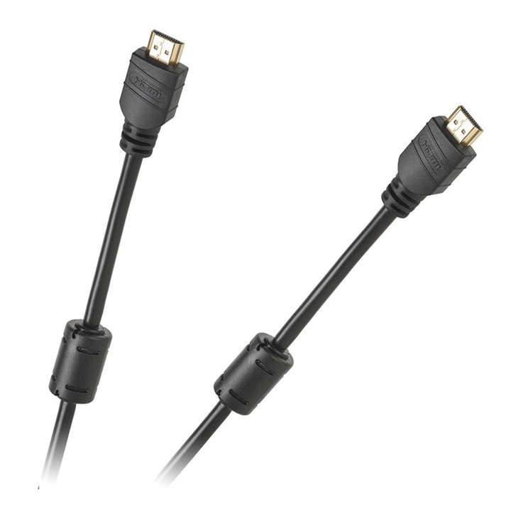 HDMI dugó kábel - HDMI dugó 3M, fekete