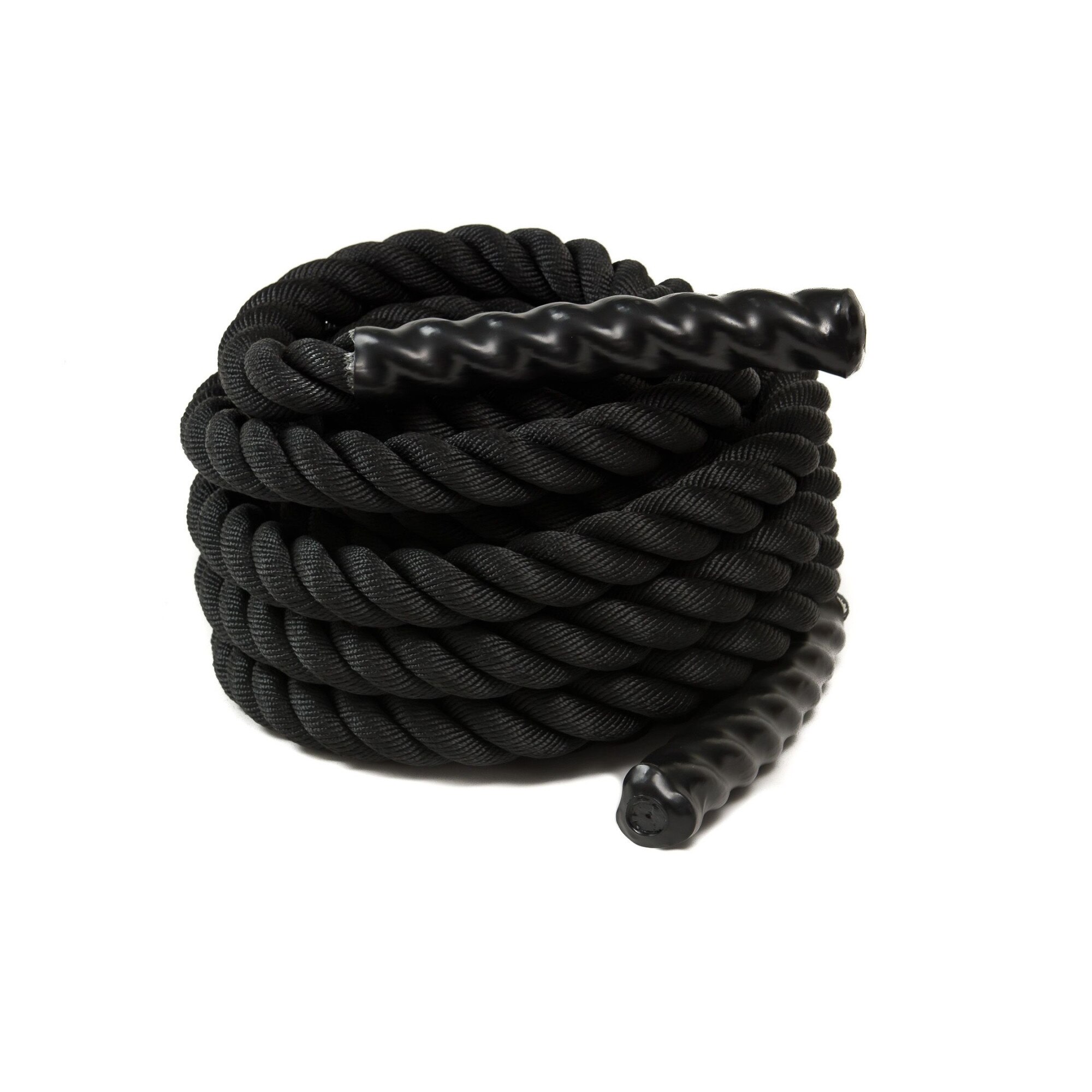 Coarda de antrenament, 4EVERFIT, 9m, 7.3 kg, Poliester, Negru