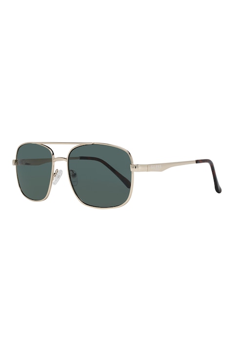 Guess, Слънчеви очила Aviator с метална рамка, 58-17-140 Standard, Златист