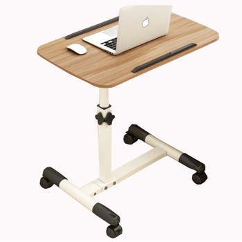 Masuta pentru laptop, pliabila, reglabila, portabila, blat din lemn, cadran din otel, maro, buz Masuta pentru laptop, pliabila, reglabila, portabila, blat din lemn, cadran din otel, maro, buz