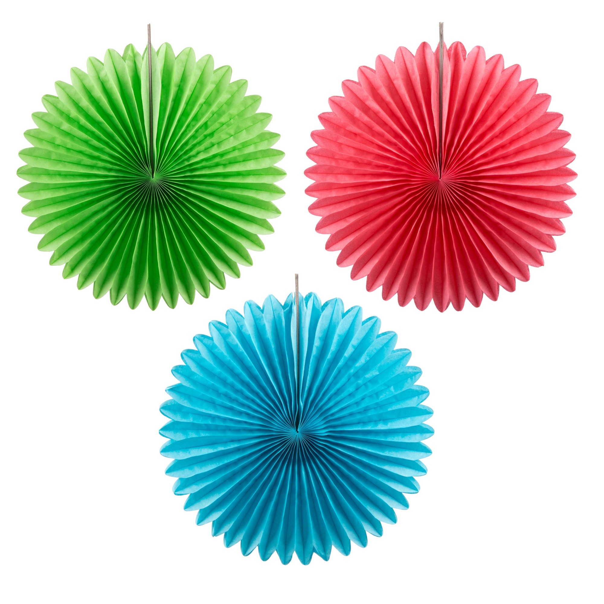 Set trei evantaie decorative, Fackelmann, hartie