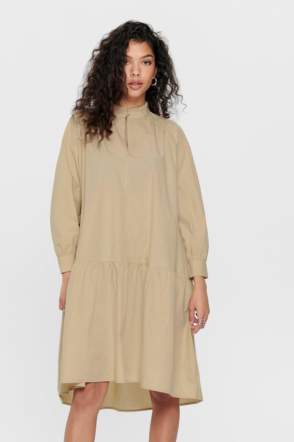 Rochie Only High Neck Bej, 36