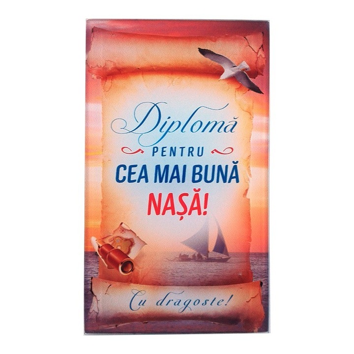 Üveg diploma rátét, dedikált nasa, M4, 10x17cm