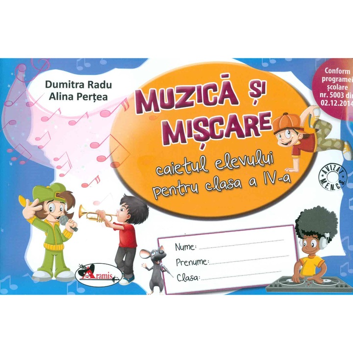 Muzica si Miscare. Caiet Clasa a IV-a