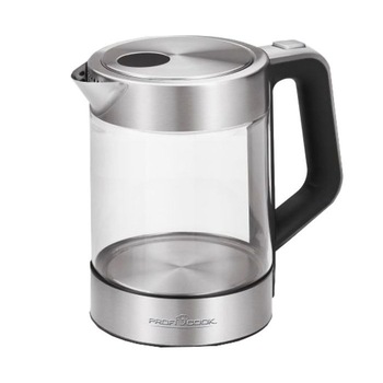 Fierbator electric ProfiCook, PC-WKS 1107, capacitate 1.5 l, fierbere rapida, manevabrilitate usoara, putere 2200 W, inox Fierbator electric ProfiCook, PC-WKS 1107, capacitate 1.5 l, fierbere rapida, manevabrilitate usoara, putere 2200 W, inox
