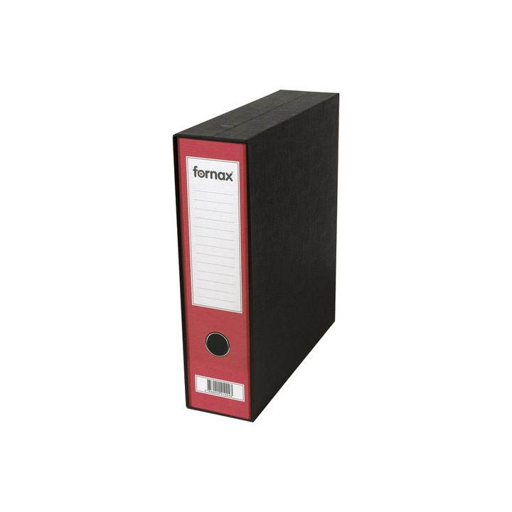 Папка за документи А4, 8 см, FORNAX Prestige червена