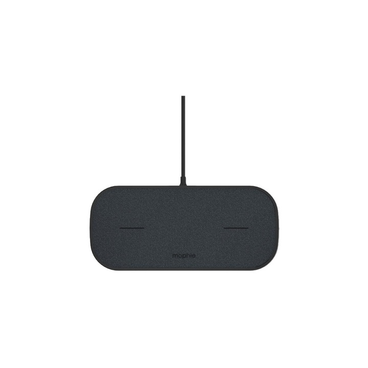 Samsung Trio EP-P6300 TLF-BBL3002 vezeték nélküli töltő, kompatibilis az Android és iOS rendszerekkel, telefonhoz / fejhallgatóhoz / okosórához, fekete