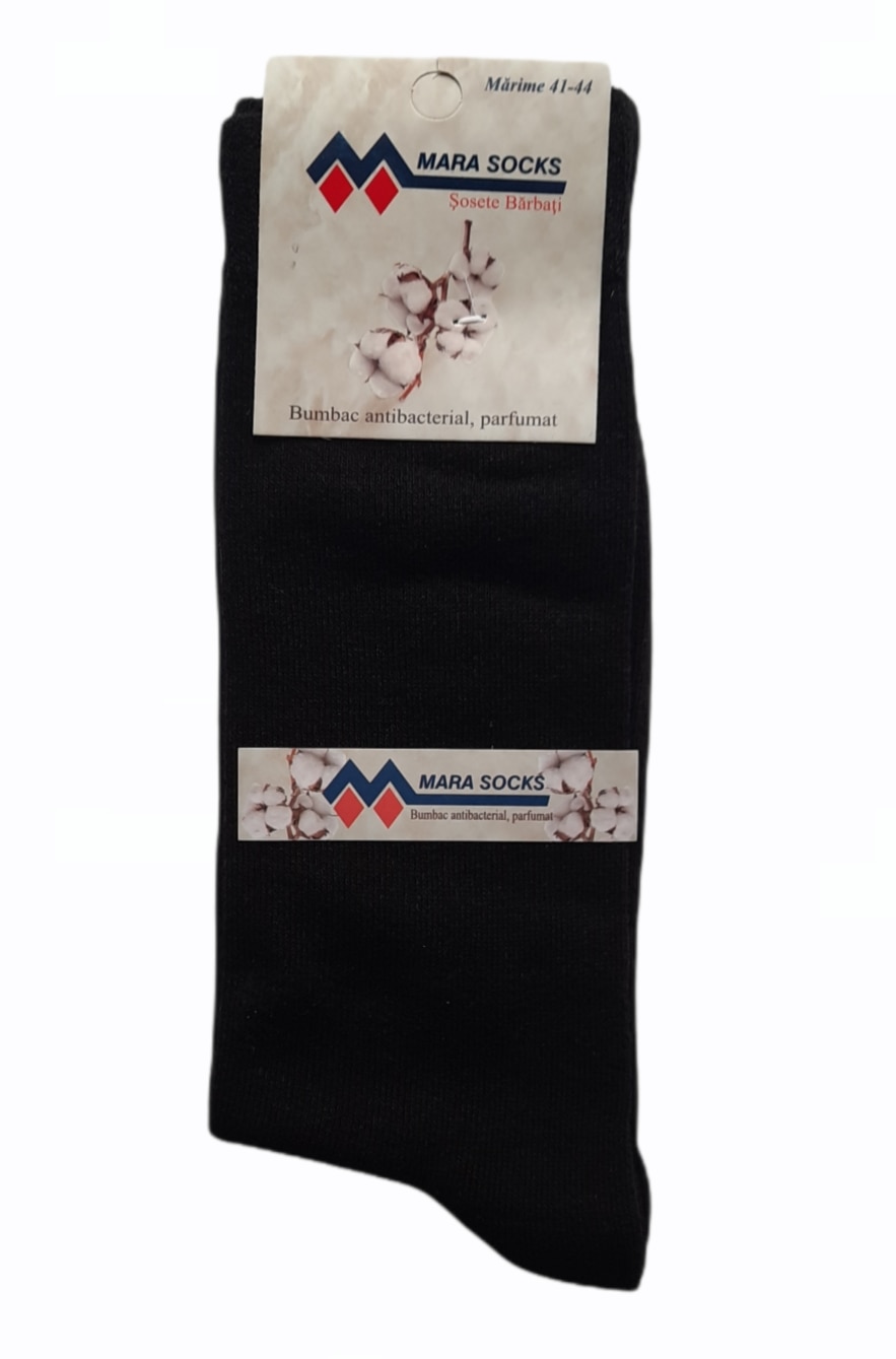 Sosete lungi barbati,Mara Socks, bumbac,negru, 41-44 EU