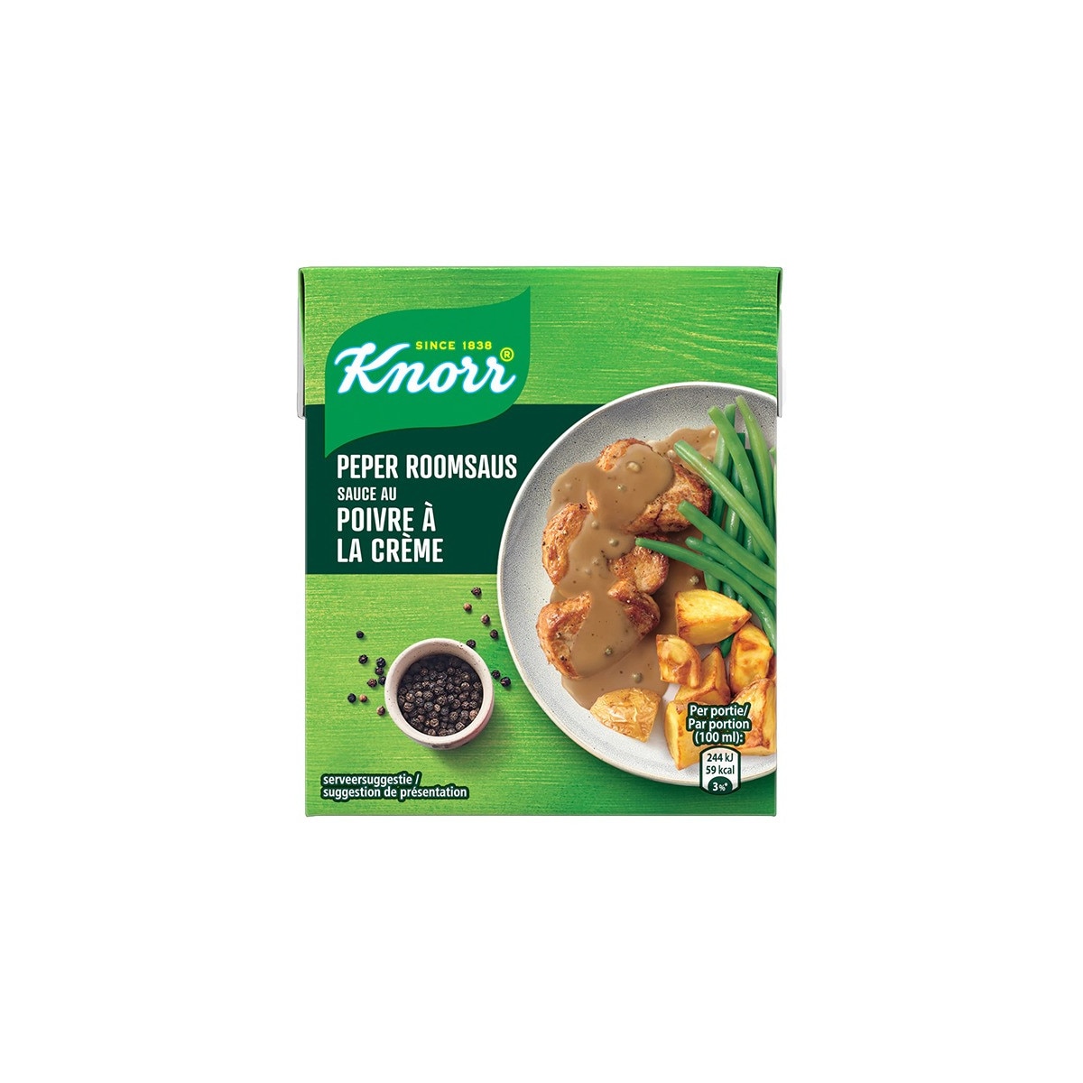 Sos, gata preparat, de piper, 300 ml, Knorr