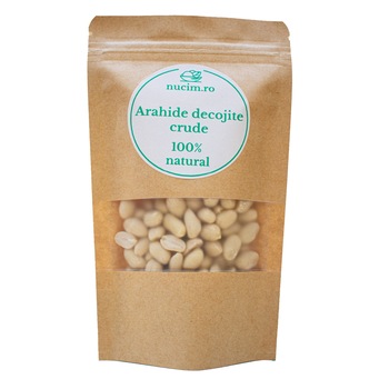Arahide decojite, crude, 100% naturale, nucim, 1 kg Arahide decojite, crude, 100% naturale, nucim, 1 kg