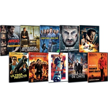 Pachet Filme Actiune, 10 DVD Pachet Filme Actiune, 10 DVD