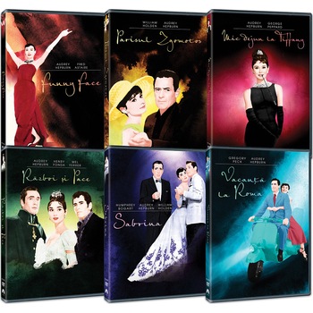 Pachet Audrey Hepburn, 6 DVD Pachet Audrey Hepburn, 6 DVD