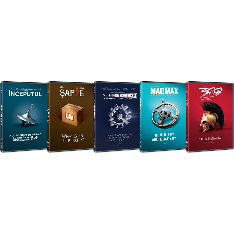 Pachet Iconic Moments, 5 DVD