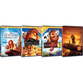 Pachet Regele Leu, 4 DVD Pachet Regele Leu, 4 DVD