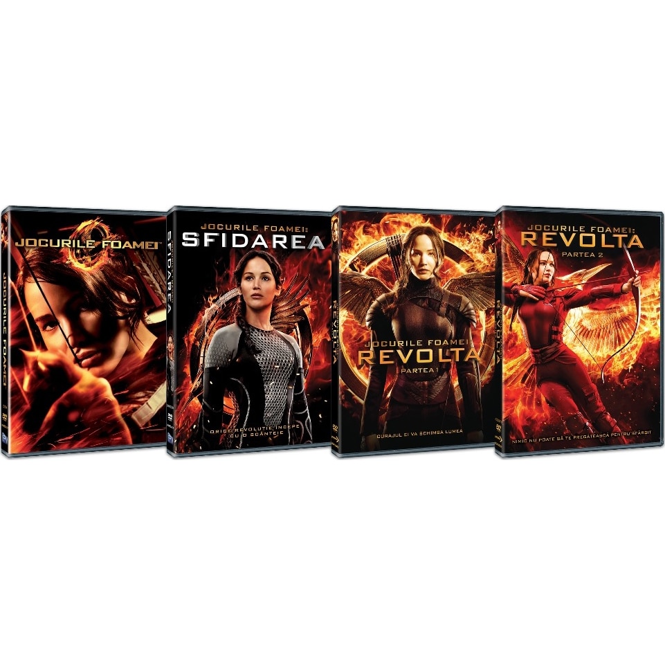 Pachet Jocurile foamei, 4 DVD