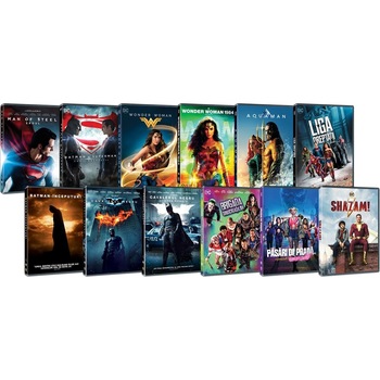 Pachet DC Superheroes, 12 DVD Pachet DC Superheroes, 12 DVD