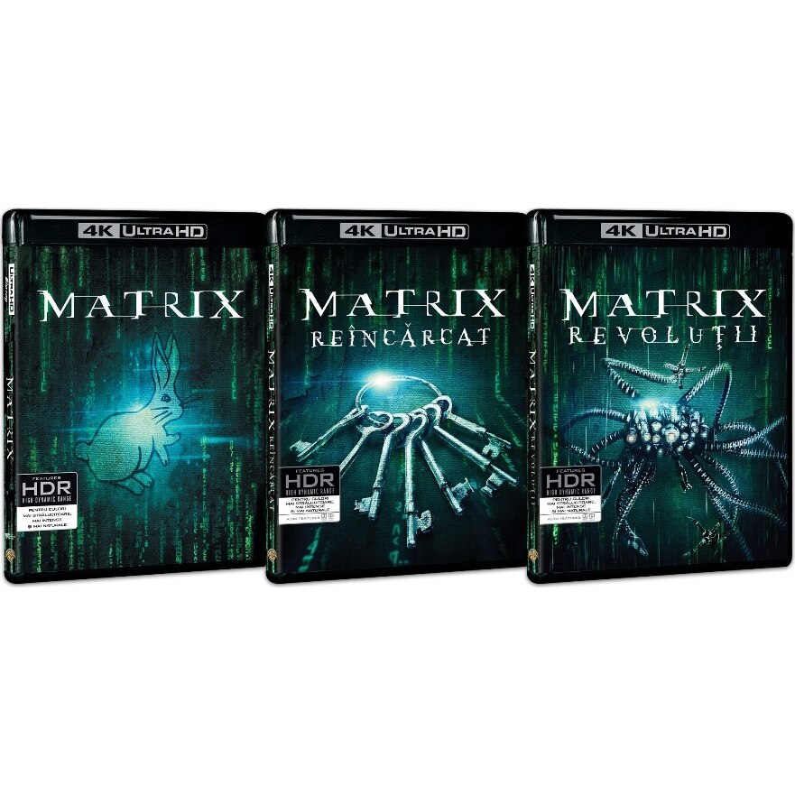 Pachet Matrix 4K, 3 DVD