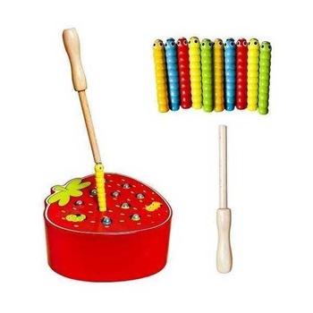 Joc pescuit magnetic cu viermisori, Iso Trade Joc pescuit magnetic cu viermisori, Iso Trade