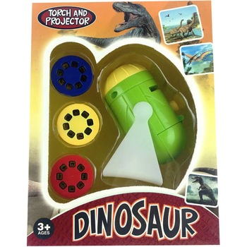 Proiector cu suport, 3 diapozitive Dino, Bambinice Proiector cu suport, 3 diapozitive Dino, Bambinice
