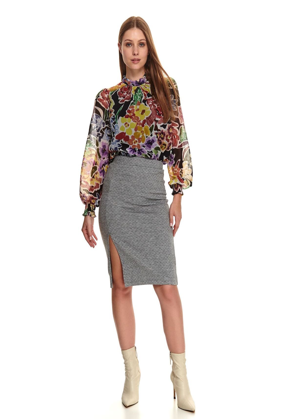 Fusta pentru femei, TOP SECRET, SSD1662, Gri