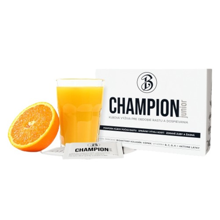 Complex colagen pentru copii CHAMPION JUNIOR, supliment alimentar, 30 plicuri
