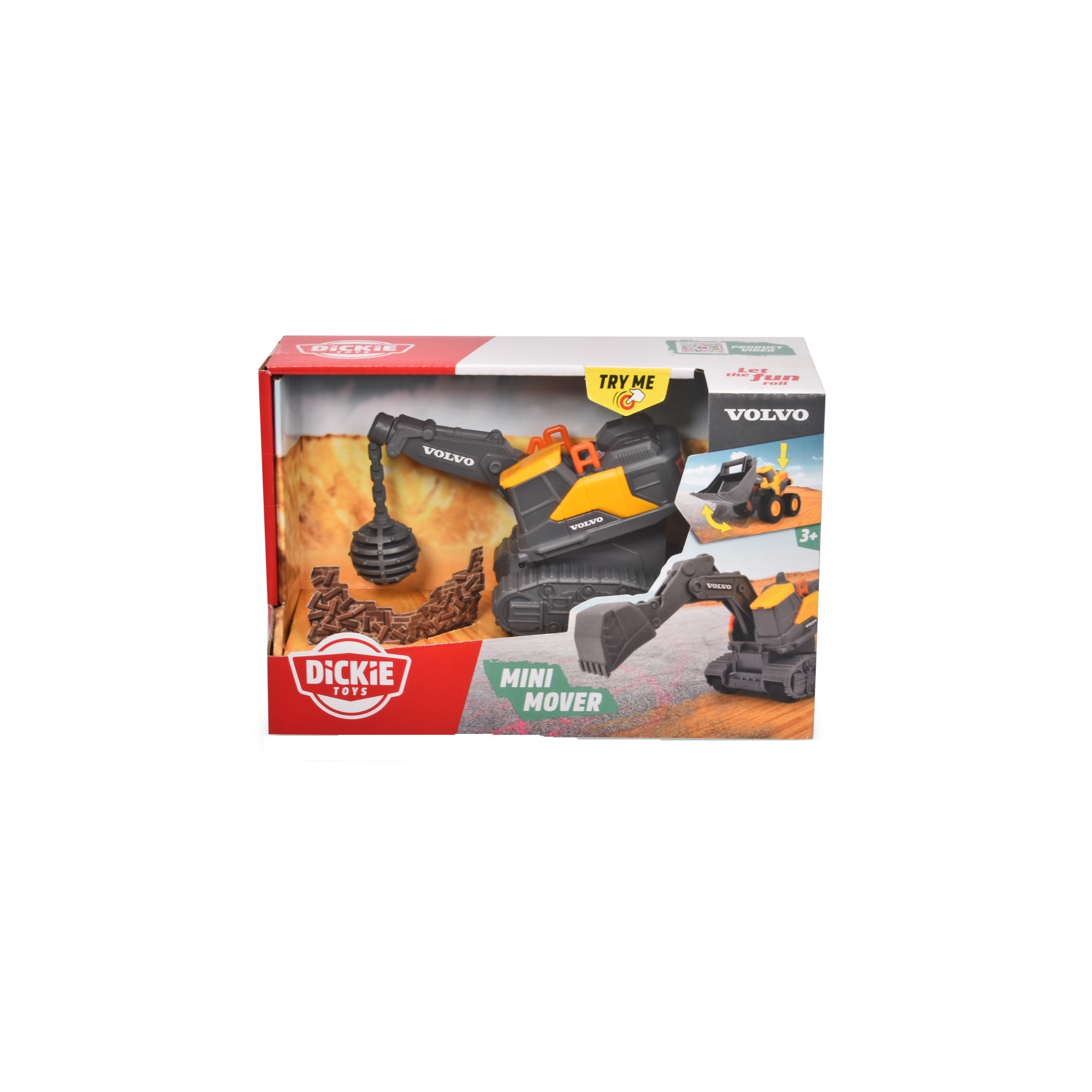 Utilaje de constructie Dickie Volvo, 13 cm