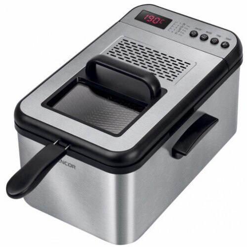 Friteuza Sencor SFR 8200SS, 2200 W, 3.2 l, temperatura reglabila 110-190 grade, Inox