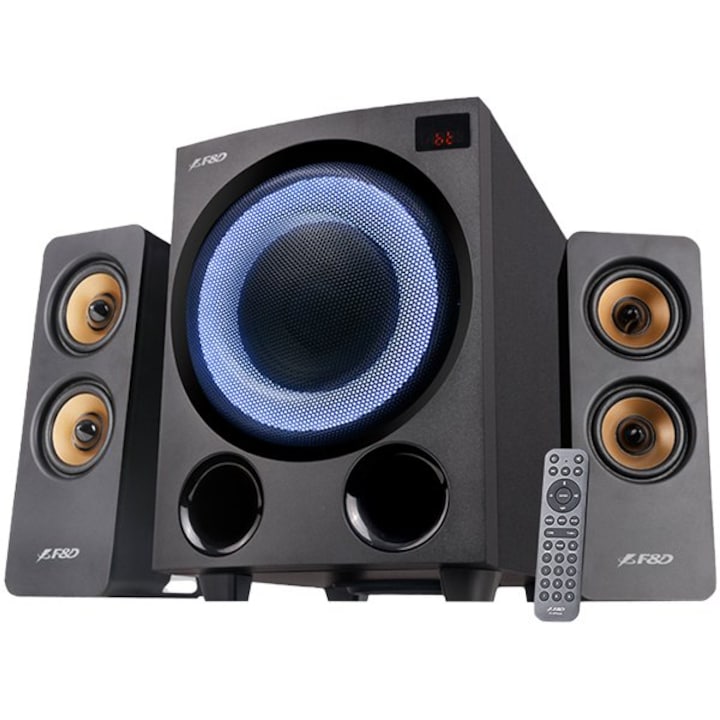 Озвучителна система F&D F770X, Черен, 76 W