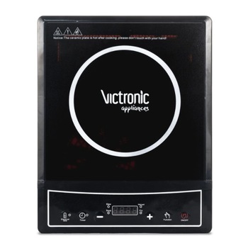Plita cu Inductie, Putere 2000W, Timer, 8 Nivele de Incalzire, Comenzi prin Butoane, Multiple Functii, ON/OFF, Negru Plita cu Inductie, Putere 2000W, Timer, 8 Nivele de Incalzire, Comenzi prin Butoane, Multiple Functii, ON/OFF, Negru
