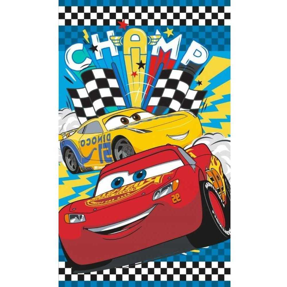 Prosop fata Cars Champ 30x50 cm, SunCity, Albastru