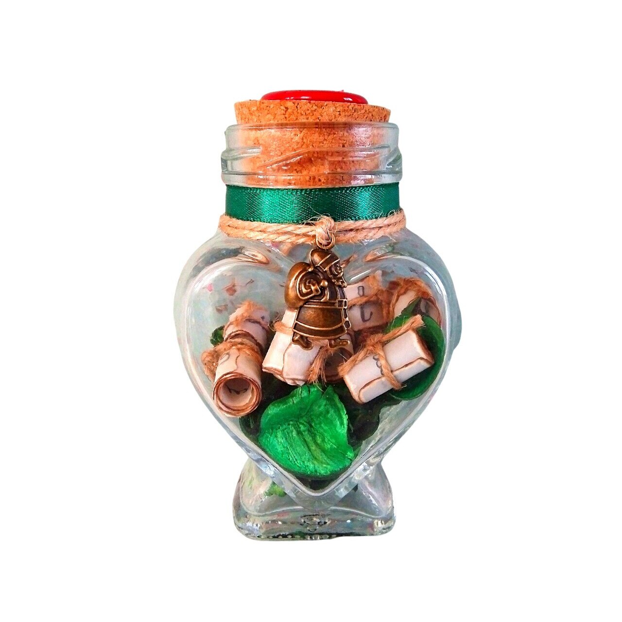 Scrisoare cadou Craciun pentru iubit - puzzle in mini-borcan model 10