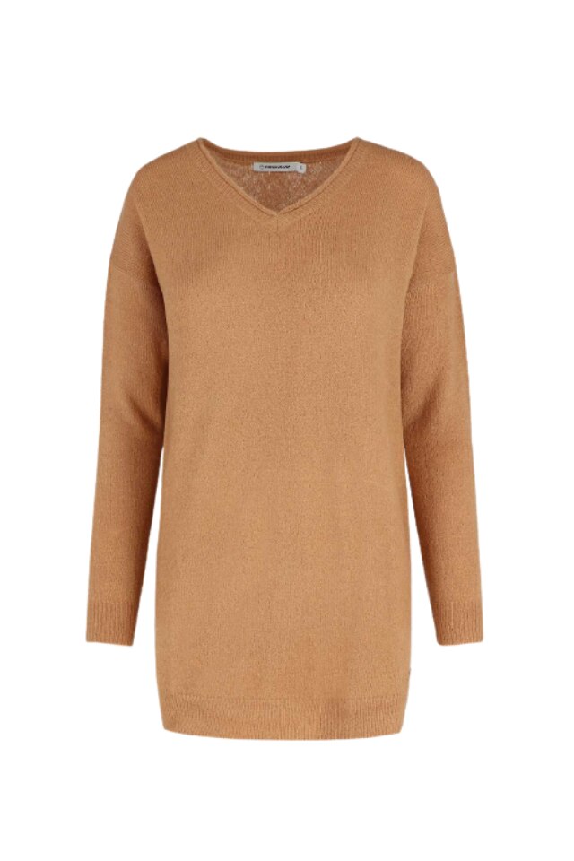 Pulover dama Volcano S-Sandi, Acril/Poliester/Elastan, Maro